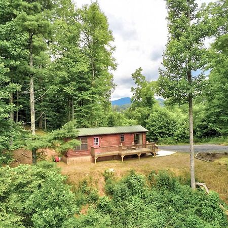 Quaint Log Cabin With Views Near West Jefferson Warrensville المظهر الخارجي الصورة