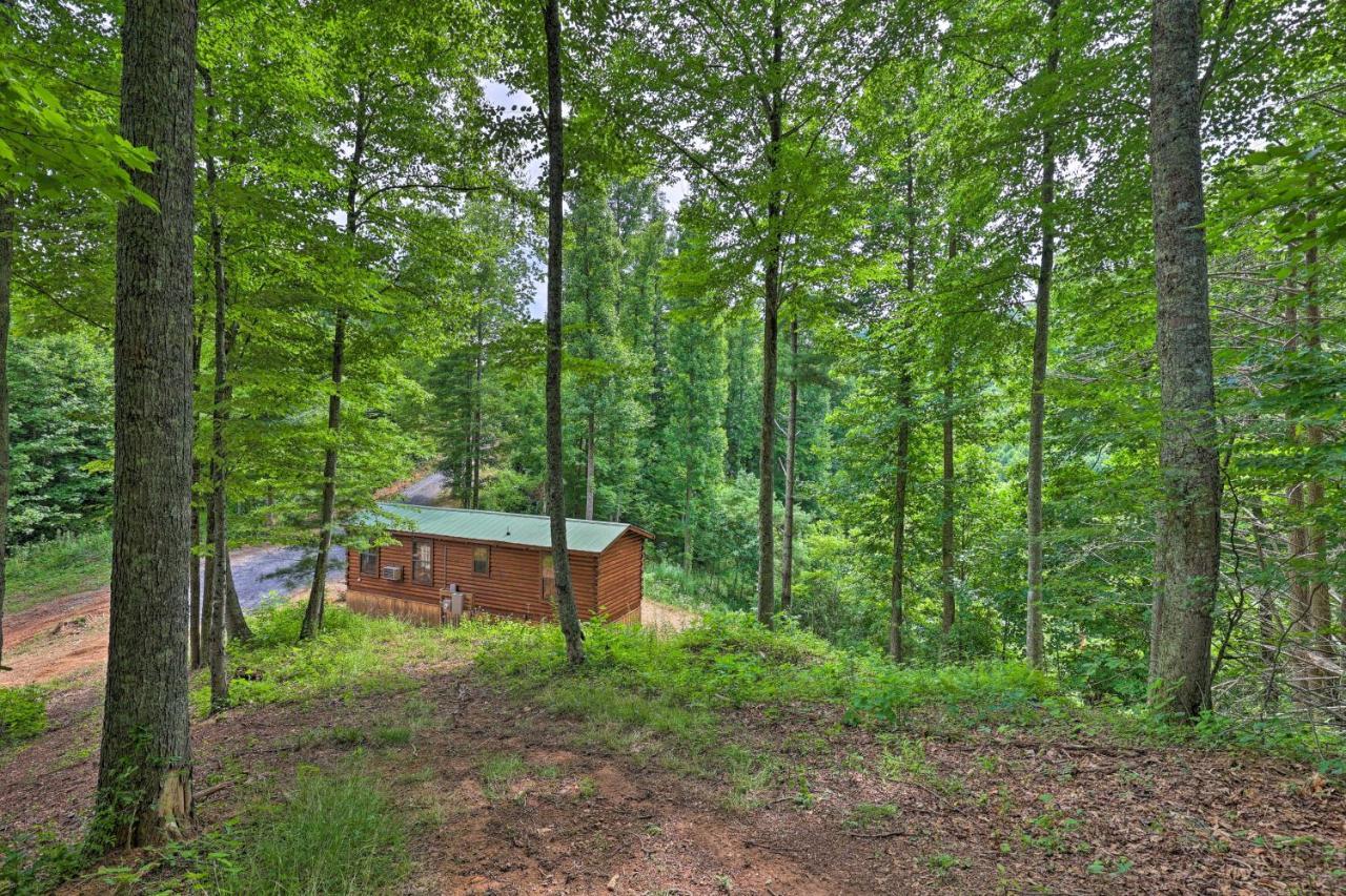 Quaint Log Cabin With Views Near West Jefferson Warrensville المظهر الخارجي الصورة